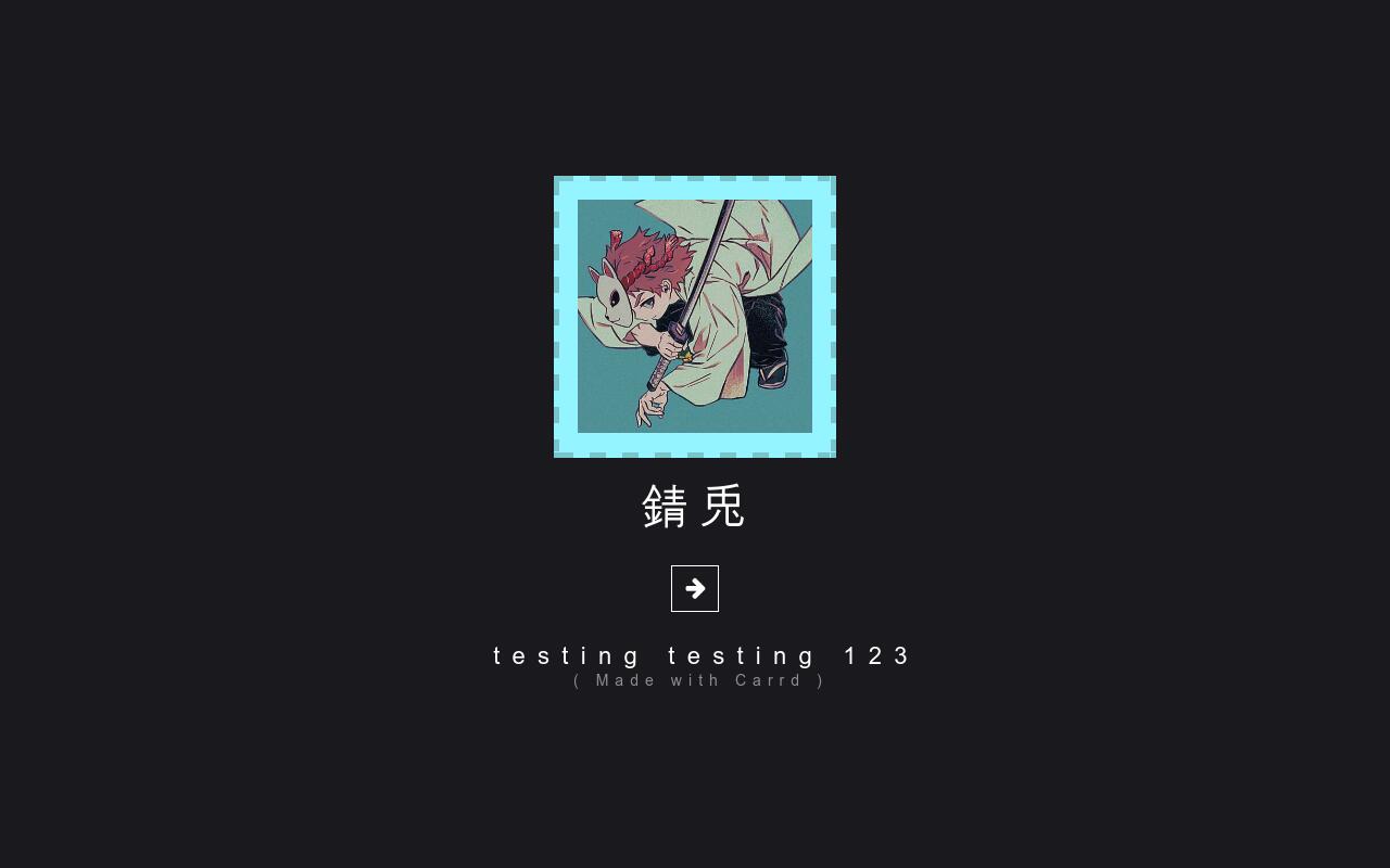 Carrd profile picture for @sutures